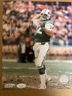 Joe Namath Signed 8x10 Photo "Letting Loose" JSA Cert#