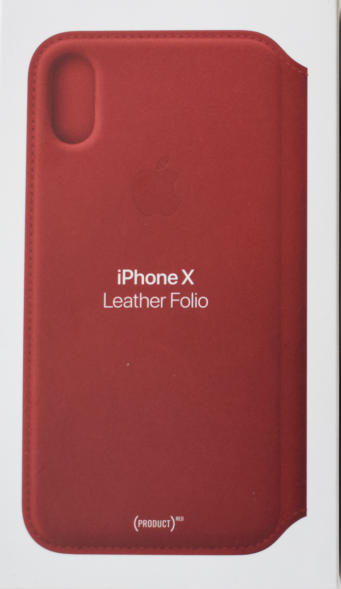 Genuine Official Leather Folio Flip Case Black Red Blue for Apple