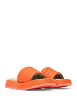 P448 Womens Orange 1'' Platform Fergie Wedge Slide Sandals Shoes 35