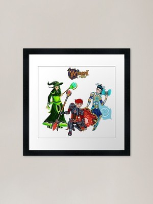 Wizard 101 Custom Original Characte Gerahmtes Wandbild Poster Leinwanddruck Bild