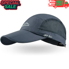 UPF50 Foldable Baseball Cap Long Bill Sun Hat