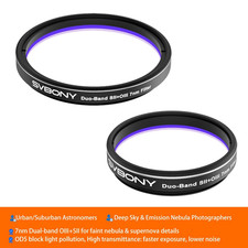 SVBONY SV220 OIII SII 7nm Duo-Band Filter 1.25"/2" for DSO Astrophotography