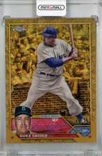 2023 Topps Gilded Collection Duke Snider Wave Gold Etch /75