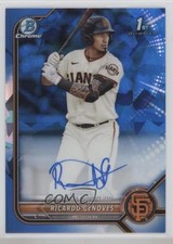 2022 Bowman Sapphire Edition Chrome Prospects Ricardo Genoves #BSPA-RG Auto 10es