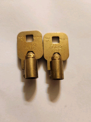  Buell Harley Davidson Ilco Tubular BRASS Barrel Key Blank 1137B (JT-137B) 2 Pk