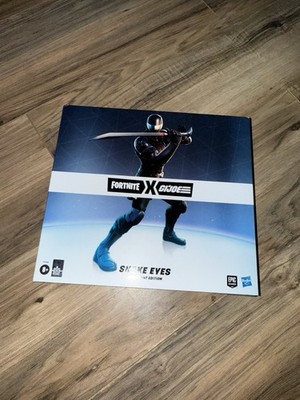 FORTNITE GI JOE SNAKE EYES ZERO POINT EDITION 6  FIGURE HASBRO PULSE EXCLUSIVE!