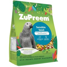 ZuPreem Sensible Seed Bird Food, Parrot, Conure, Caique, African Grey, Eclectus,