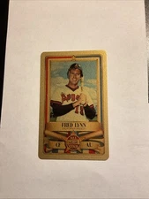 1982 Perma-Graphics Gold All-Star Credit Card #19 Fred Lynn California Angels Mt