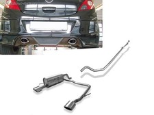  Duplex Race-Anlage ab Kat Opel Corsa D Rieger je 115x85mm eingerollt schräg