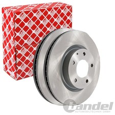 2X FEBI BREMSSCHEIBEN Ø295mm VORNE PASSEND FÜR MAZDA 3 CX-3