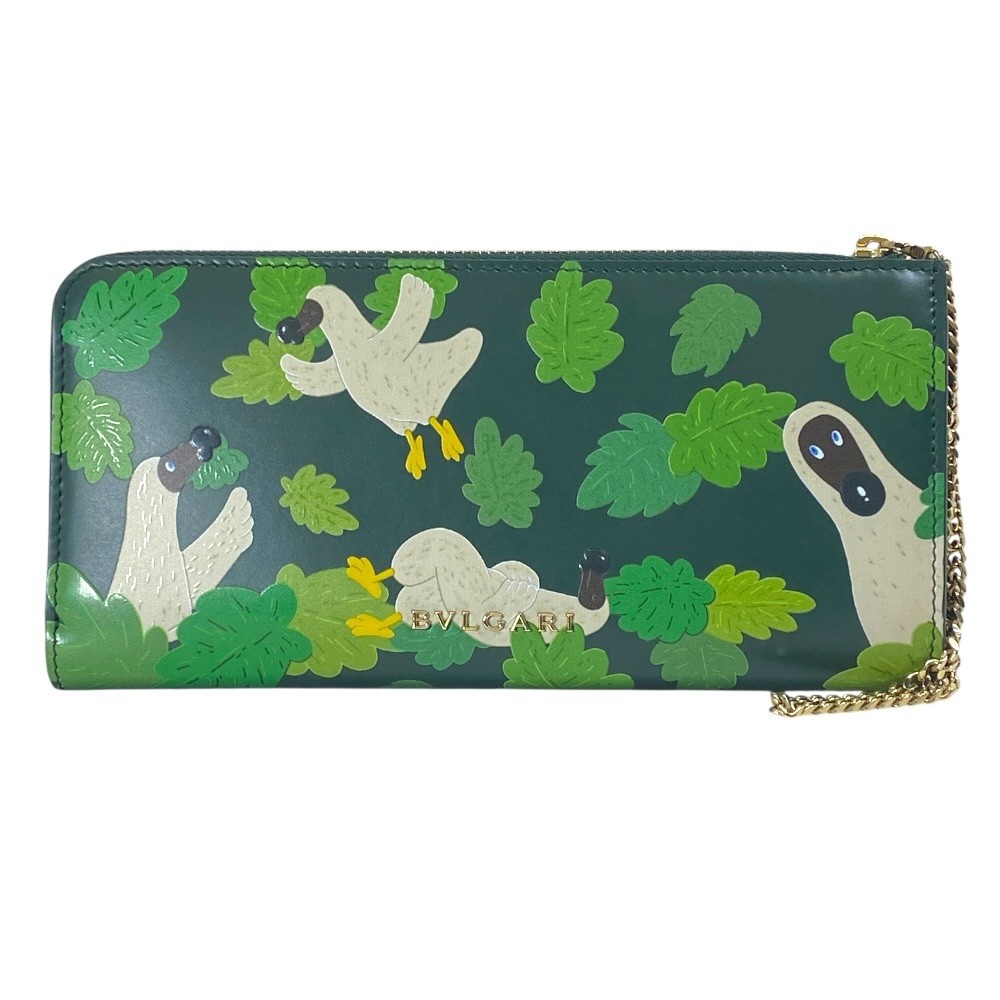 Limited Model BVLGARI Sonu Kim Serpenti Forever Zip Wallet Long