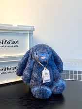 Jellycat Amuseable Fluffy Hopscone Luxe Bunny Plush Doll Gift Kids Toy 12in