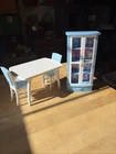 Vintage 1998 Barbie Not So Real Dining Set