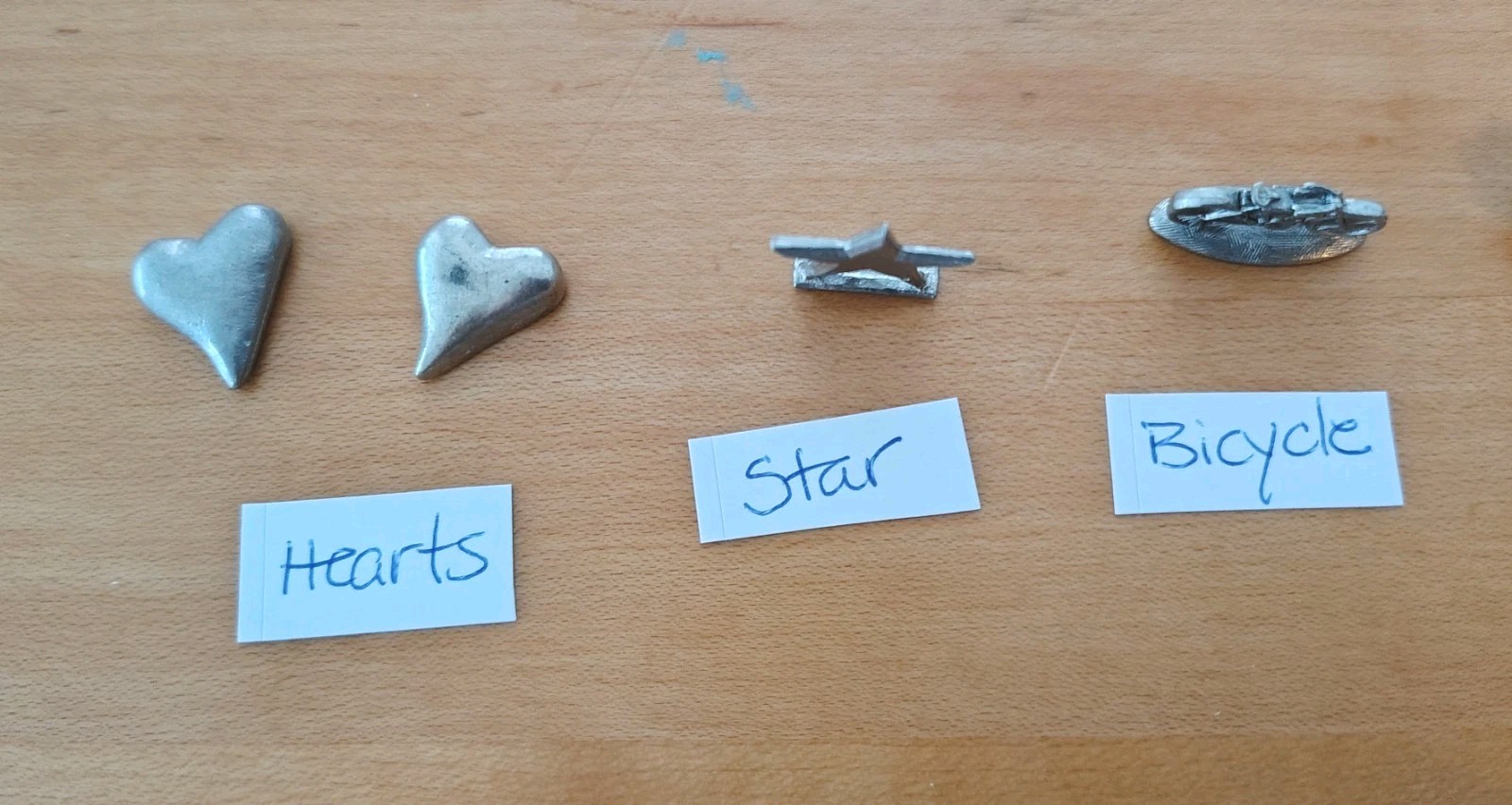 Assorted Lot of 15 Miscellaneous Metal and Plastic Game Pieces