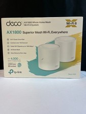 TP-Link Deco X20 AX1800 White Wi-Fi 6 Superior Mesh Router System 2 Pack