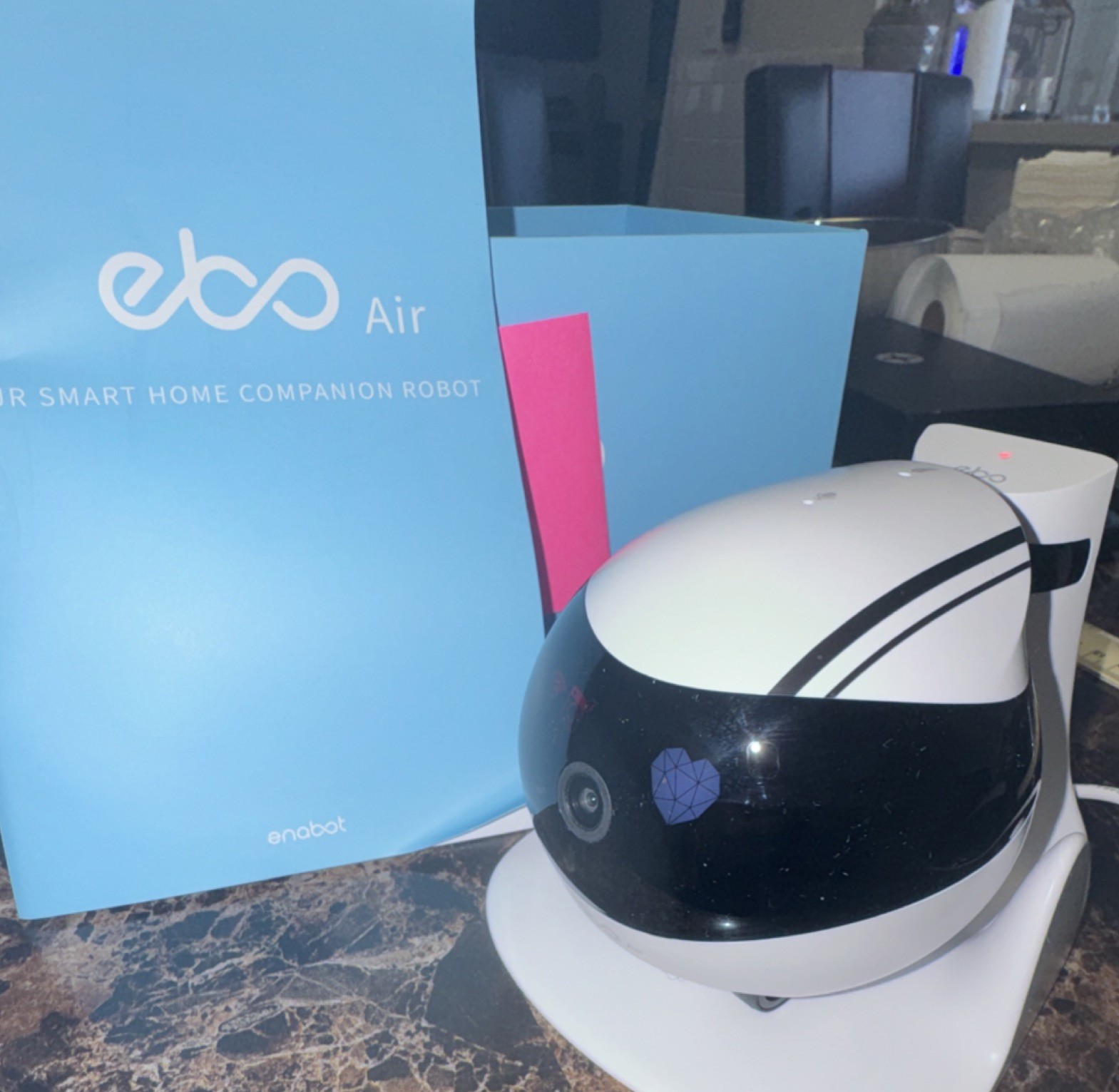 Enabot Smart Home Pet Camera Robot Motion Detector Night Vision Interactive