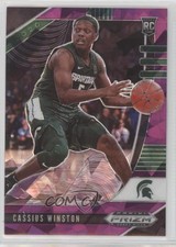 2020-21 Panini Prizm Draft Picks Purple Ice 12/149 Cassius Winston #29 0t1