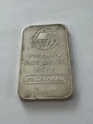 Engelhard Globe 1 Troy Ounce Fine Silver Bar .999 Silver