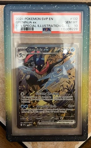 2024 POKEMON SVP EN-SV BLACK STAR PROMO #132 GRENINJA EX PSA 10