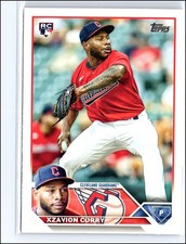 Xzavion Curry 2023 Topps Rookie #513 Cleveland Guardians