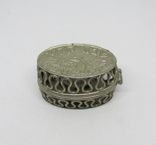 Jewish Shabbat Candle Holders Jerusalem Israel Candlestick Travel Set Candles
