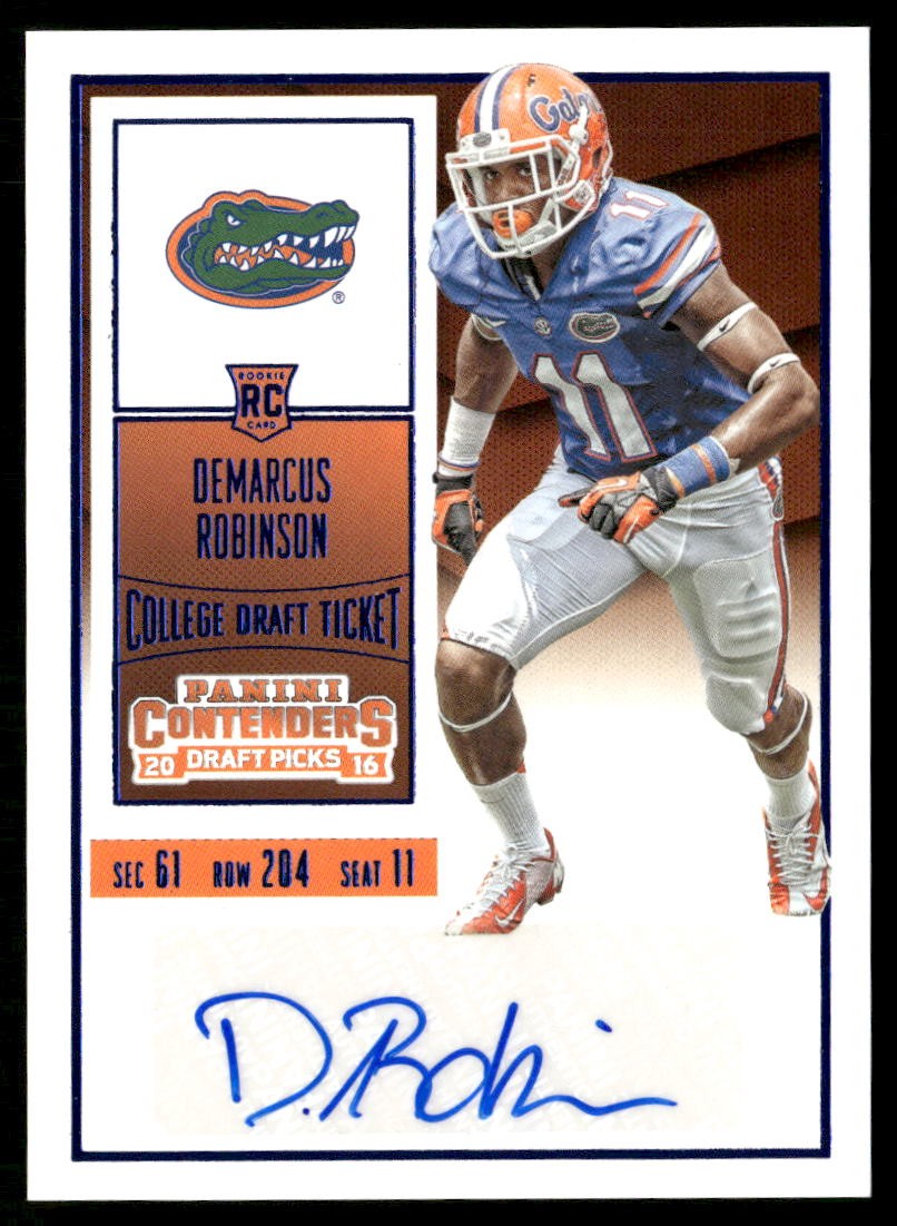 Demarcus Robinson Panini Contenders Draft Picks #114 Base