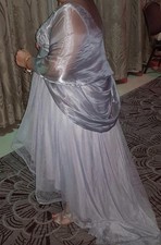 Stunning Dress From Pretty Thing With Matching Shawl High Low Style Immaculate