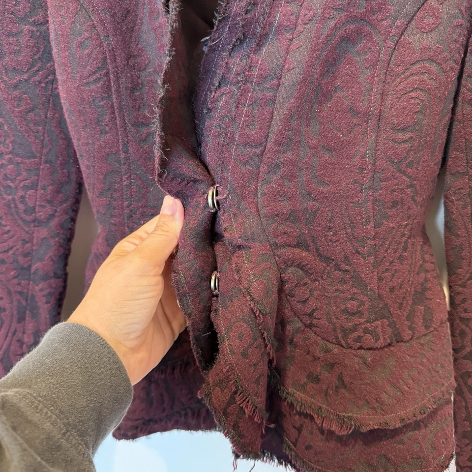 Blazer de terciopelo victoriano Lux para mujer talla pequeña Fairy Grunge renacentista  Foto 2 de 4