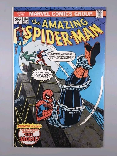 The Amazing Spider-Man #148 (Marvel Comics 1975) VF or better - Tarantula Jackal