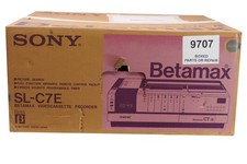 Sony SL-C7  Betamax Video Recorder  PAL  BOXED  DEFECTIVE