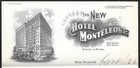 VINTAGE 1935 HOTEL MONTELEONE-NEW ORLEANS LETTERHEAD STATIONERY & ENVELOPE — photo 3
