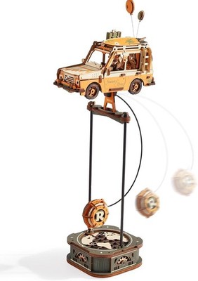 ROKR Road Tripper Gravity Swing Series DIY 3D Puzzle Wooden Model