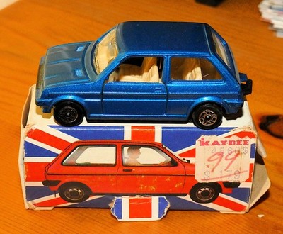 Corgi Austin Mini Metro Diecast Car Blue 1981