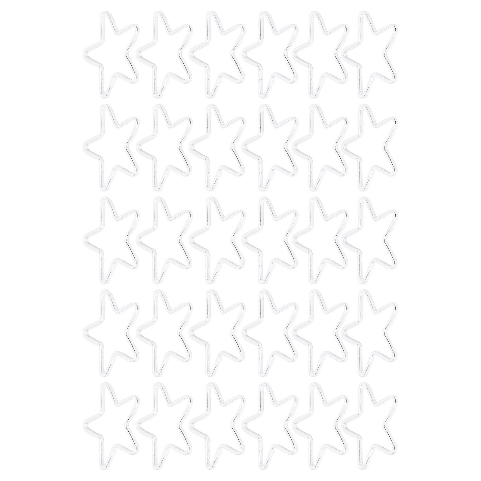 30Pcs Hollow Frame Pendants Copper Jewelry Accessories For DIY Crafts Earrin HEN