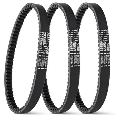 3PCS Go Kart Drive Belts for 30 Series Torque Converter, Manco 5959, Comet