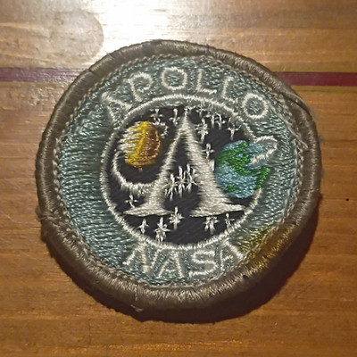 NASA Apollo Embroidered Sew-On Patch Single for Coats/Jackets, Bags, Crafts