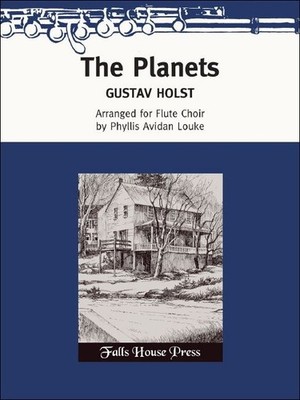 The Planets Score and parts 6 flutes Holst Falls House Press