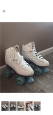 Roller derby women s roller skates size 5 white and blue