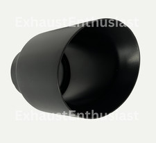 4.5 Out Black 2.5 In 7 Long Exhaust Tip Dual Wall Slant 304 Stainless Steel 4.5 Out Black 2.5 In 7 Long Exhaust Tip Dual Wall Slant 304 Stainless Steel