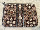 Vera Bradley Laptop Brown Portfolio Pattern Canyon 17”  Sleeve Protecter Quilted — photo 1