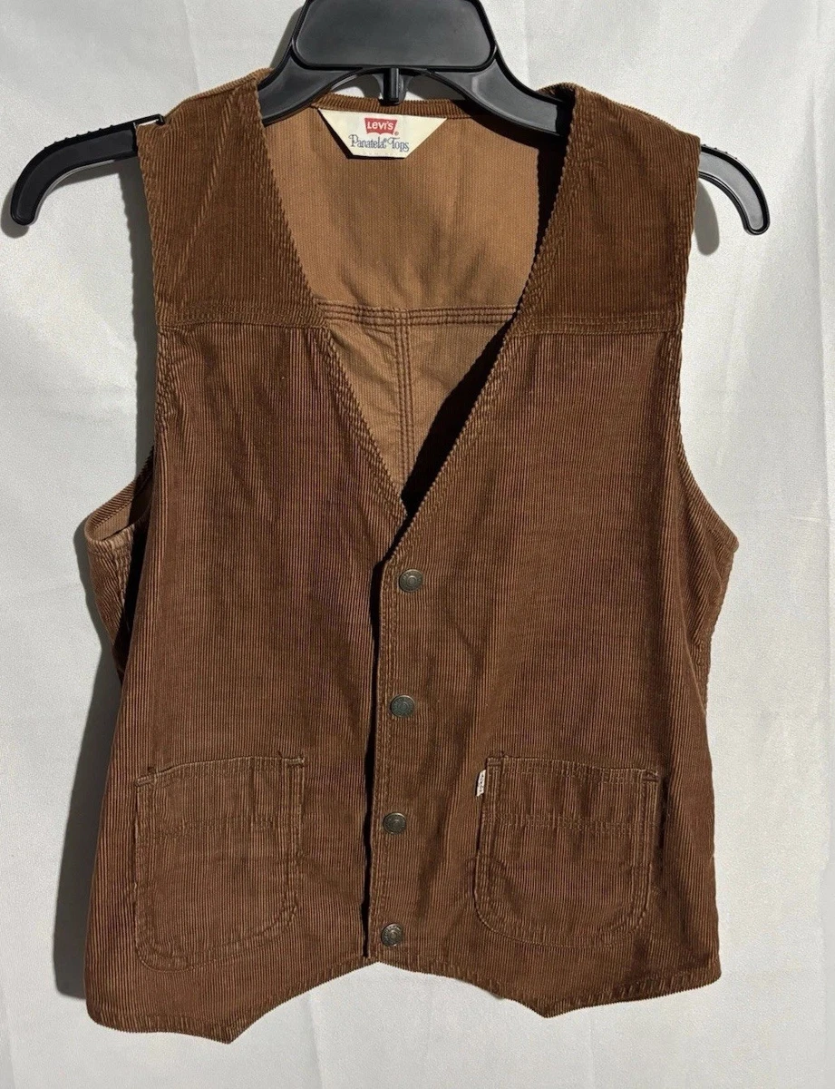 vintage corduroy fur vest mens 70s us レア Corduroy Vintage Vests for Men for sale - eBay