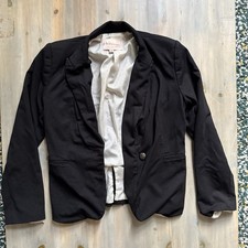 Philosophy Blazer Button Down with Striped Inner Lining - Women  s Size Small