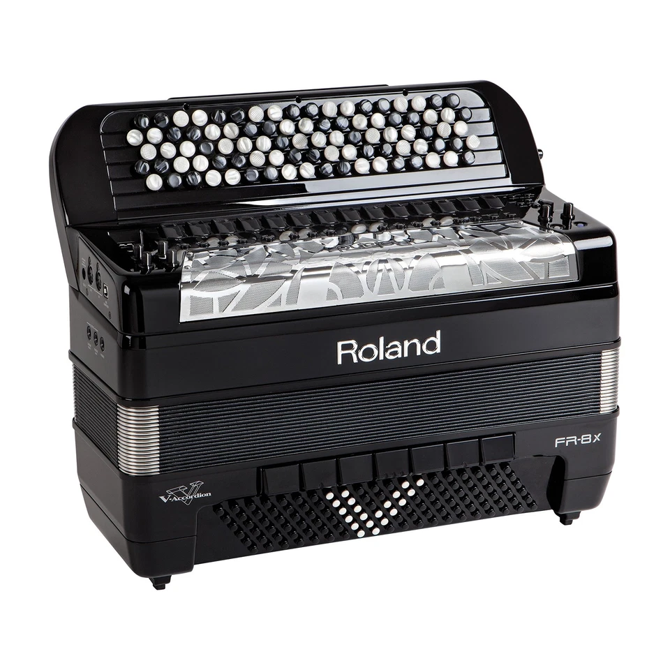 Roland FR-8X BK Digital Piano Accordion Keyboard Black BK Japan #N868 - Image 3 of 4