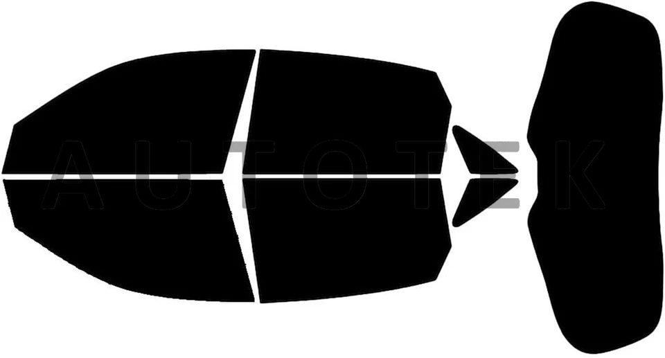 Película de ventana precortada en todos los lados cualquier tono para Infiniti FX35 FX45 2003-2008 Foto 2 de 4