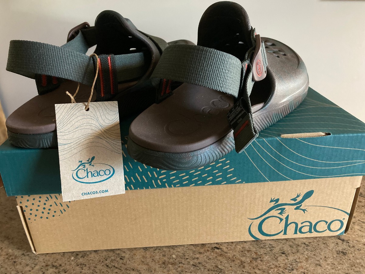 Chaco Chillos Woodsy Growth Rubber Closed Toe Clog Sandals Amazon.com | Chaco Womens Chillos Clog Sport Sandal, Woodsy  main image 2