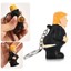 Donald-Trump-poop-keyring-president-squeeze-funny-key-chain-novelty-fun-Gift miniatuur 1