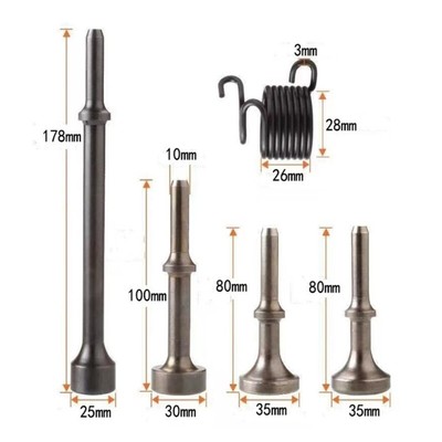 Air Hammer Bits Set Pneumatic Hammer Chisel Bits Air Chisel Bits Air Hammer