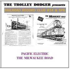 Pacific Electric & Milwaukee Road Audio on CD - Railroad Record Club #14 & SP6