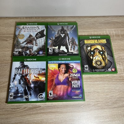 Lot Of 5 Xbox One Games Destiny Borderlands Assassins Creed IV Battlefield 4 Etc
