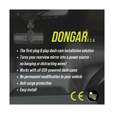 Dongar Dashcam Adaptador de Corriente (10 Pines Tipo H) para Hyundai/Kia. Compatible con Modelos